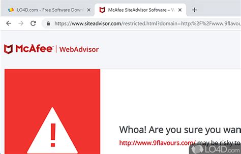 Support: McAfee® WebAdvisor.